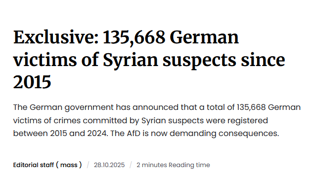 A screenshot of a news article webpage from Remix News, featuring a bold headline in white text on a blue background, followed by body text describing crime statistics, and footer details including publication date and reading time. The layout resembles a standard online news article with editorial credits.