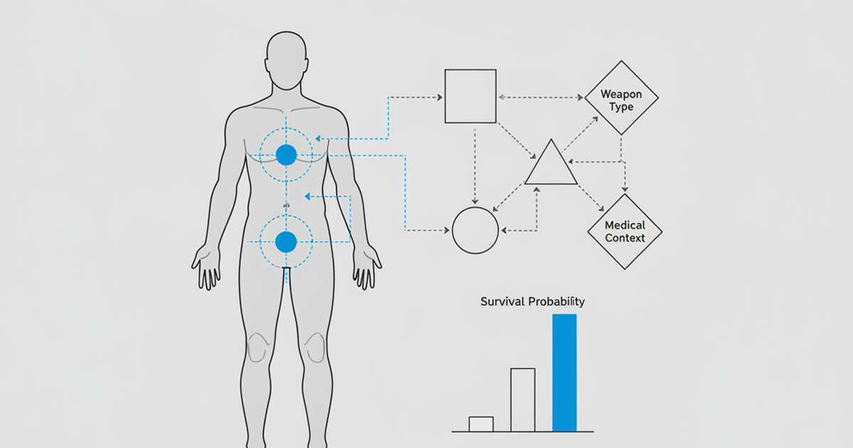 Bayesian Analysis of Gunshot Survival Probabilities